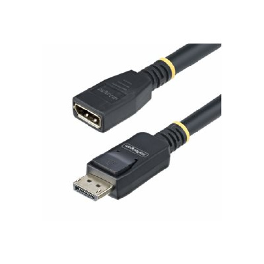 StarTech.com 10ft (3m) DisplayPort 1.4 Extension Cable, DP 1.4, 8K 60Hz - Prodlužovací kabel DisplayPort - DisplayPort (M) do DisplayPort (F) - DisplayPort 1.4 - 3 m - podpora 8K, dvousmerný, neobsahuje halogen, pasivní - cerná