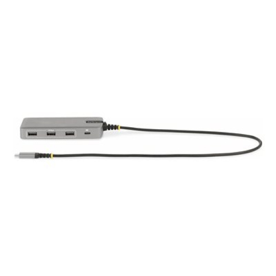 StarTech.com USB-C Triple-Monitor Multiport Adapter, Dual 4K 60Hz + 4k 30Hz HDMI & DisplayPort, 3-Port USB 10Gbps Hub, 100W Power Delivery Pass-Through, GbE, 2ft Cable, Mini Dock - Travel Laptop Docking Station (117B-USBC-MULTIPORT) - Dokovací stanice - USB-C 3.2 Gen 2 / Thunderbolt 3 / Thunderbolt 4 - 2 x HDMI, 2 x DP - 1GbE