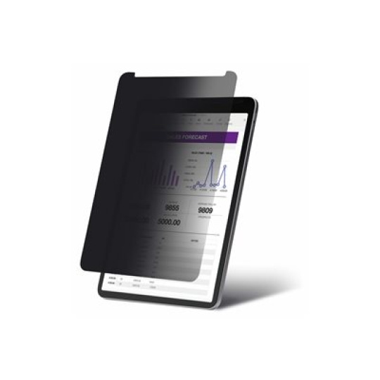 StarTech.com - Ochrana obrazovky pro tablet - for portrait/landscape, touch-enabled, +/-30° view, blocks up to 51% blue light, matte - s bezpecnostním filtrem - ctyrcestné - 12.9" - cerná - pro Apple 12.9-inch iPad Pro (4. generace, 5. generace, 6th generation, tretí generace)