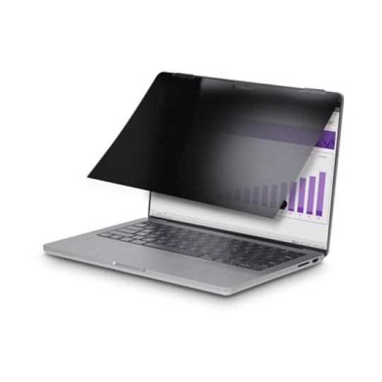 StarTech.com 14-inch MacBook Pro 21/23 Laptop Privacy Screen, Anti-Glare Privacy Filter with 51% Blue Light Reduction, Monitor Screen Protector with +/- 30 deg. Viewing Angle - Reversible Matte/Glossy Sides (14M21-PRIVACY-SCREEN) - Filtr pro zvýšení soukromí k notebooku (horizontální) - 14" - průhledná - pro Apple MacBook Pro (14.2 palec, Early 2023, Pozdní 2021)