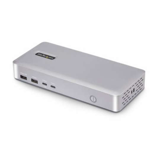 StarTech.com USB4 Docking Station, USB-C 40Gbps, Dual Video HDMI, Up to 2x 4K 60Hz 4:4:4 (RGB) or 2x 4K 120Hz 4:2:2, Multi-Monitor Dock, 6x USB, 2.5GbE, 100W PD - Dokovací stanice - USB4 / Thunderbolt 4 - 2 x HDMI - 1GbE, 2.5GbE - 180 Watt