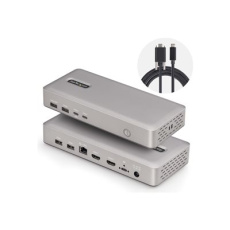 StarTech.com USB4 Docking Station, USB-C 40Gbps, Dual Video HDMI, Up to 2x 4K 60Hz 4:4:4 (RGB) or 2x 4K 120Hz 4:2:2, Multi-Monitor Dock, 6x USB, 2.5GbE, 100W PD - Dokovací stanice - USB4 / Thunderbolt 4 - 2 x HDMI - 1GbE, 2.5GbE - 180 Watt StarTech.com USB4 Docking Station, USB-C 40Gbps, Dual Video HDMI, Up to 2x 4K 60Hz 4:4:4 (RGB) or 2x 4K 120Hz 4:2:2, Multi-Monitor Dock, 6x USB, 2.5GbE, 100W PD - Dokovací stanice - USB4 / Thunderbolt 4 - 2 x HDMI - 1GbE, 2.5GbE - 180 Watt