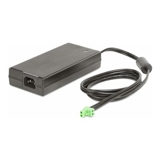 StarTech.com 160W Universal DC Power Adapter (24V/6.6A), 2-Wire Cord and 2/3-Pin Terminal Blocks, 100-240V AC/DC External Power Supply for Industrial USB Hubs, NA/UK/EU/ANZ Cords - 4ft/1.2m DC Power Cord (160W-POWER-ADAPTER) - Sítový adaptér - AC 100-240 V - 158.4 Watt - cerná