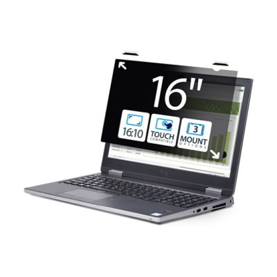 StarTech.com 16-inch 16:10 Touch Privacy Screen, Anti-Glare Privacy Filter, Laptop Monitor Screen Protector with +/- 30 Deg. View Angle, Flip-Up - 51% Blue Light Reduction (16LT6-PRIVACY-SCREEN) - Filtr pro zvýšení soukromí k notebooku - lepicí, závesné záložky, otocné závesy - 16"