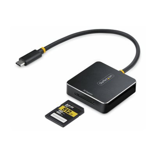 StarTech.com USB-C SD Express Card Reader, USB 10Gbps, Portable Memory Card Reader, USB Type-C to Secure Digital 7.1 Adapter, Works with Any Operating System - Ctecka karet (SDHC, SXC) - USB-C 3.2 Gen 2
