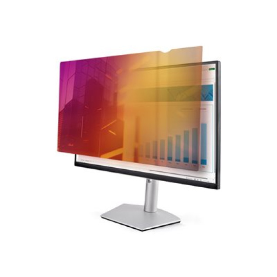 StarTech.com 23.8-inch 16:9 Gold Monitor Privacy Screen, Reversible Filter w/Enhanced Privacy, Blue Light Shield, Computer Security Filter, Removable Screen Protector - +/- 30 Deg. View Angle, Gold and Black Sides (238G-PRIVACY-SCREEN) - Filtr displeje ke zvýšení soukromí - dvoucestné - odstranitelné - zasunutí/lepení - šířka 23,8 palce - zlatá, černá