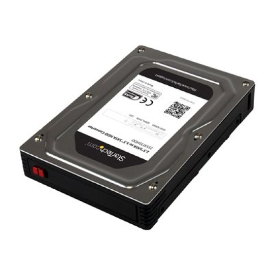 StarTech.com 2.5" to 3.5" SATA HDD/SSD Adapter Enclosure - External Hard Drive Converter with HDD/SSD Height up to 12.5mm (25SAT35HDD) - Kryt úložište - 2.5" - SATA 6Gb/s - SATA 6Gb/s - pro P/N: S352BU33HR
