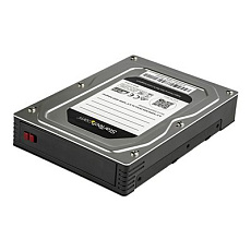 Startech 2.5 to 3.5 Hard Drive Adapter - For SATA and SAS SSDs/HDDs - SSD Enclosure - HDD Enclosure - Internal Hard Drive Enclosure (25SATSAS35HD) - Kryt úložiště - 2.5" - SATA 6Gb/s / SAS 6Gb/s - SAS 6Gb/s, SATA 6Gb/s - černá, stříbrná