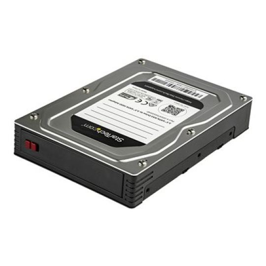 StarTech.com 2.5 to 3.5 Hard Drive Adapter - For SATA and SAS SSDs/HDDs - SSD Enclosure - HDD Enclosure - Internal Hard Drive Enclosure (25SATSAS35HD) - Kryt úložište - 2.5" - SATA 6Gb/s / SAS 6Gb/s - SAS 6Gb/s, SATA 6Gb/s - cerná, stríbrná