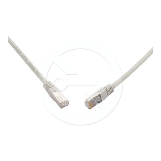 Solarix - Patch kabel - RJ-45 (M) do RJ-45 (M) - 5.7 mm - SFTP - CAT 6a - rychlost přenosu dat až 10 Gbps, non-snag-proof, licna - šedá