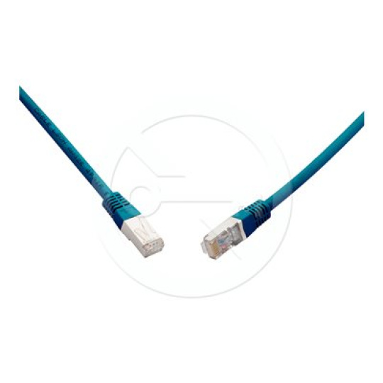 Solarix - Patch kabel - RJ-45 (M) do RJ-45 (M) - SFTP - CAT 6a - rychlost přenosu dat až 10 Gbps, non-snag-proof - modrá