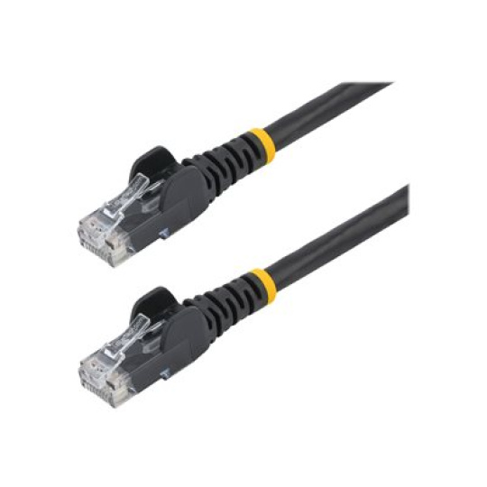 StarTech.com 10m Black Cat5e / Cat 5 Snagless Ethernet Patch Cable 10 m - Patch kabel - RJ-45 (M) do RJ-45 (M) - 10 m - UTP - CAT 5e - provedení bez hrbolku - cerná