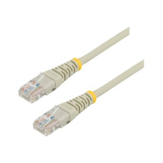 StarTech.com 10m Gray Cat5e / Cat 5 Snagless Ethernet Patch Cable 10 m - Patch kabel - RJ-45 (M) do RJ-45 (M) - 10 m - UTP - CAT 5e - licna, provedení bez hrbolku - šedá