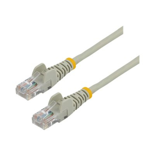 StarTech.com 5m Grey Cat5e / Cat 5 Snagless Patch Cable 5 m - Patch kabel - RJ-45 (M) do RJ-45 (M) - 5 m - UTP - CAT 5e - provedení bez hrbolku - šedá