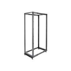 StarTech.com 42U 19" Open Frame Server Rack, 4 Post Adjustable Depth 23-41" Mobile, Free Standing Rolling Network/Computer Equipment Data Rack, Dell PowerEdge, HP ProLiant ThinkServer - Adjustable Server Rack (4POSTRACK42) - Rozvadec stojanový - cerná - 42U - pro P/N: CABSCREWM5B, CABSCREWSM5, CABSCREWSM5B, CABSCREWSM62, CABSCREWSM6B, CABSCRWS1224