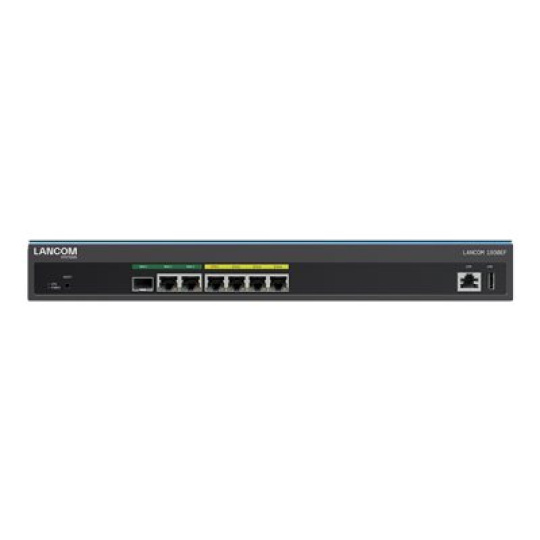 LANCOM 1930EF - Smerovac - DSL modem 4portový switch - 1GbE - porty WAN: 3 - pro LANCOM SFP-AON-1, SFP-BiDi1550-SC1, SFP-GPON-1, SFP-LX-LC1, SFP-SX-LC1