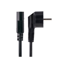 StarTech.com 3m (10ft) Computer Power Cord, 18AWG, EU Schuko to C13 Power Cord, 10A 250V, Black Replacement AC Cord, TV/Monitor Power Cable, Schuko CEE 7/7 to IEC 60320 C13 Power Cord - PC Power Supply Cable (713E-3M-POWER-CORD) - Elektrický kabel - power CEE 7/7 (Z) úhlový do power IEC 60320 C13 - AC 250 V - 10 A - 3 m - lisovaný - cerná