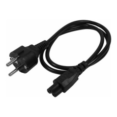 StarTech.com 3m (10ft) Laptop Power Cord, EU Schuko to C5, 2.5A 250V, 18AWG, Notebook / Laptop Replacement AC Cord, Printer/Power Brick Cord, Schuko CEE 7/7 to Clover Leaf IEC 60320 C5 - Laptop Charger Cable (753E-3M-POWER-LEAD) - Elektrický kabel - power CEE 7/7 (Z) do IEC 60320 C5 - AC 250 V - 2.5 A - 3 m - lisovaný - cerná