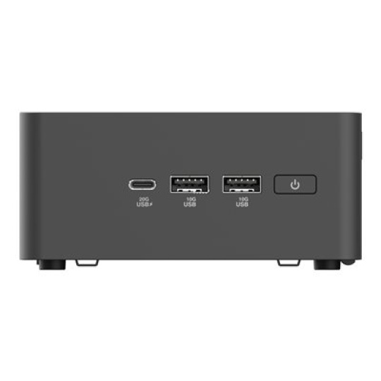 ASUS NUC 15 Pro Tall Kit RNUC15CRHU700000 - Barebone - mini PC 1 x Core Ultra 7 225H / až 4.9 GHz - vPro - RAM 0 GB - Arc Graphics 130T - IEEE 802.11ax (Wi-Fi 6), IEEE 802.11be (Wi-Fi 7), Bluetooth 5.4, Gigabit Ethernet, 2.5 Gigabit Ethernet - cerná