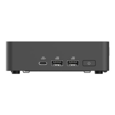 ASUS NUC 15 Pro Slim Kit RNUC15CRKC700000 - Barebone - mini PC 1 x Core Ultra 7 240H / až 5.2 GHz - vPro - RAM 0 GB - Intel Graphics - IEEE 802.11ax (Wi-Fi 6), IEEE 802.11be (Wi-Fi 7), Bluetooth 5.4, Gigabit Ethernet, 2.5 Gigabit Ethernet - cerná