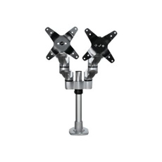 StarTech.com Desk Mount Dual Monitor Arm, Premium Articulating Monitor Arm, up to 27" VESA Mount Displays, Height Adjustable Monitor Mount, Rotating/Swivel/Tilt, Desk Clamp/Grommet, Silver - Easy & Quick Assembly (ARMDUALPS) - Montážní sada - nastavitelné rameno - pro 2 LCD displeje - hliník - stríbrná - velikost obrazovky: 13"-27" - upevnitelné na stul - kompatibilní s TAA