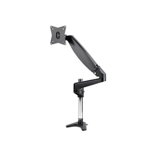 StarTech.com Desk Mount Monitor Arm for Single VESA Display up to 32" or 49" Ultrawide 8kg/17.6lb, Full Motion Articulating & Height Adjustable w/ Cable Management, C-Clamp, Grommet Mount - Single Monitor Arm - Montážní sada (sestava ramene, montáž VESA) - nastavitelné rameno s plným rozsahem pohybu - pro obrazovka - pevná ocel - velikost obrazovky: 32"-49" - upevnitelné na stul