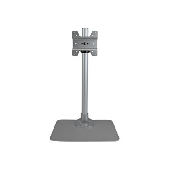 StarTech.com Single Monitor Stand - Adjustable - Supports Monitors 12" to 34" - Premium - Single Screen VESA Monitor Mount Stand - Silver (ARMPIVSTND) - Montážní sada (stojan na pracovní stul, feet, klíc, šrouby, kabelová svorka) - pro Displej LCD - plast, ocel - stríbrná - velikost obrazovky: 12"-34"