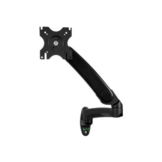 StarTech.com Wall Mount Monitor Arm - Full Motion Articulating - Adjustable - Supports Monitors 12? to 34? - VESA Monitor Wall Mount - Black (ARMPIVWALL) - Montážní sada (montážní deska pro umístení na zdi, 2 podložky, 4 podložky, kryt, 2 anchors) - nastavitelné rameno - pro plochý panel - ocel, hliník - cerná - velikost obrazovky: 12"-30" - montáž na stenu - pro P/N: ACCSMNT
