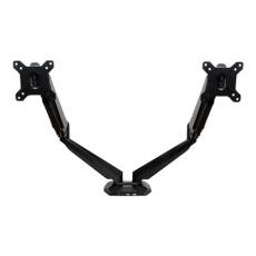 StarTech.com Desk Mount Dual Monitor Arm - One-Touch Height Adjustment (ARMSLIMDUO) - Montážní sada - nastavitelné rameno - pro Displej LCD - hliník - cerná - velikost obrazovky: 12"-32" - upevnitelné na stul - pro P/N: ACCSMNT, DK30A2DH, DK30C2DAGPD, DK30C2HAGPD, PXT101YUK, TB3DK2DPM2, TB3DK2DPPD