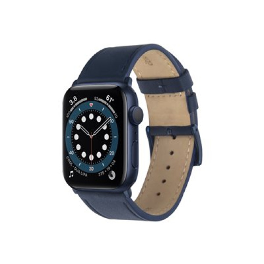 dbramante1928 Copenhagen - Remínek k hodinkám pro chytré hodinky - 176-224,5 mm - námornická modr - pro Apple Watch Hermčs Series 9, SE 3, Series 10, Series 11, Series 9, Ultra 2, Ultra 3