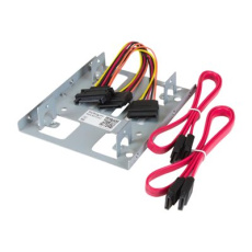 StarTech.com 2.5" to 3.5" SATA Hard Drive Mounting Bracket Kit - Dual SATA SSDs/HDDs Mounting Bracket for Mounting Bay (BRACKET25X2) - Bay adaptér pro datový sklad - 3,5" na 2,5" - ocelová - pro P/N: 25S22M2NGFFR, S322M225R, SAT2M2NGFF25, SAT32M225, SAT32MSAT257, ST521PMINT