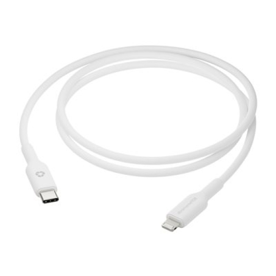 dbramante1928 re-charge - Kabel Lightning - 24 pin USB-C s piny (male) do Lightning s piny (male) - 1 m - bílá