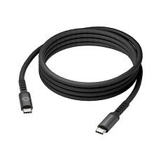 dbramante1928 re-charge it - USB kabel - USB-C (M) do USB-C (M) - 2 m - pletený, napájení USB (240 W), 100 % recyklovaný plast - cerná dbramante1928 re-charge it - USB kabel - USB-C (M) do USB-C (M) - 2 m - pletený, napájení USB (240 W), 100 % recyklovaný plast - cerná