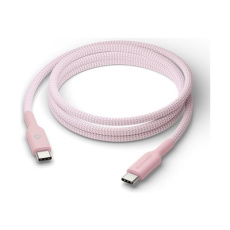 dbramante1928 re-charge - USB kabel - 24 pin USB-C (M) do 24 pin USB-C (M) - 1.5 m - pletený kabel, Podpora USB-C Power Delivery (60 W) - ružová