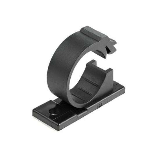 StarTech.com 100 Adhesive Cable Management Clips Black, Network/Ethernet/Office Desk/Computer Cord Organizer, Sticky Cable/Wire Holders, Nylon Self Adhesive Clamp UL/94V-2 Fire Rated - Nylon 66 Plastic - TAA (CBMCC3) - Svorky kabelu - cerná - kompatibilní s TAA (balení 100)