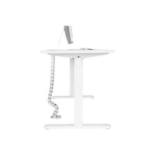 StarTech.com Spine Cable Management - Weighted Base Plate - Cord Cover - Cable Organizer - Cord Protector - Cable Raceway (CMVBMOD) - Kabelový organizér - montáž na stul - 1.29 m - stríbrná