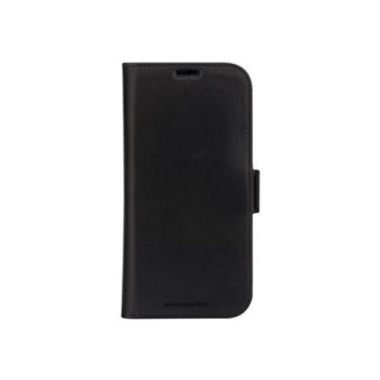 dbramante1928 Copenhagen - Pouzdro s klopou pro mobilní telefon - kuže full-grain - cerná - pro Apple iPhone 13, 14, 15, 16e