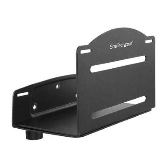 StarTech.com Wall Mount CPU Holder - Adjustable Width 4.8in to 8.3in - Metal - Computer Tower Mounting Bracket for Desktop PC (CPUWALLMNT) - Držák - pro CPU - ocel - cerná - montáž na stenu - pro P/N: WALLSTS1, WALLSTS2