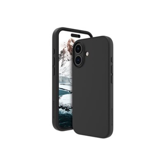 dbramante1928 Costa Rica - Zadní kryt pro mobilní telefon - plast, silikon, recyklovatelný plast - nocní cern - pro Apple iPhone 16