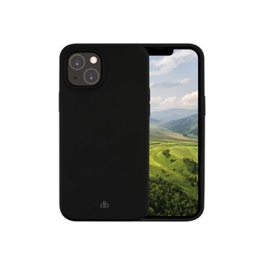 dbramante1928 Costa Rica - Zadní kryt pro mobilní telefon - silikon - nocní cern - pro Apple iPhone 14 Plus