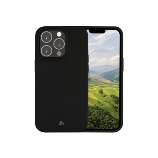 dbramante1928 Costa Rica - Zadní kryt pro mobilní telefon - silikon - nocní cern - pro Apple iPhone 14 Pro Max