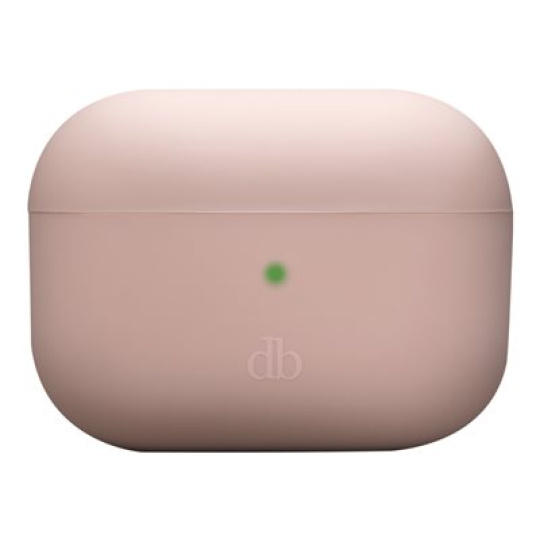 dbramante1928 Costa Rica - Pouzdro pro bezdrátová sluchátka - silikon, recyklovaný plast - ružová pink sand - pro Apple AirPods Pro (2. generace)