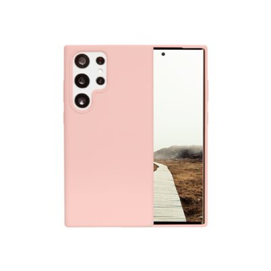 dbramante1928 Costa Rica - Zadní kryt pro mobilní telefon - recyklovaný plast, recycled silicone - ružová pink sand - pro Samsung Galaxy S23 Ultra