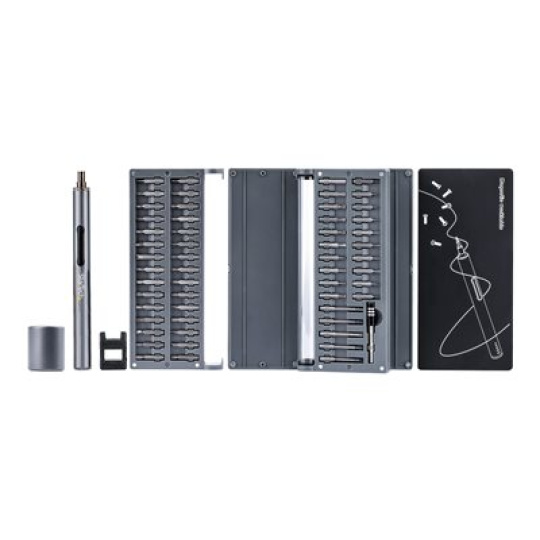 StarTech.com 55-Bit Electric Precision Screwdriver Set - Portable Cordless Battery Powered Bit Driver Kit for Electronics, Laptop, Computers, Tablet & Phone Repairs - Magnetic Work Pad - Elektrický presný šroubovák - aku 4 mm - 0.35 Nm - 2 baterie