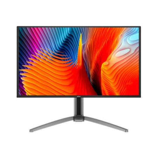 Dahua DHI-LM27-GO34A - OLED monitor - hraní her - 26.5" - 2560 x 1440 QHD @ 240 Hz - 400 cd/m? - 1500000:1 - DisplayHDR 400 - 0.03 ms - 2xHDMI, DisplayPort - reproduktory - šedá