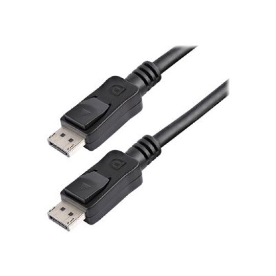 StarTech.com 7m DisplayPort Cable with Latches M/M - Kabel DisplayPort - DisplayPort (M) do DisplayPort (M) - 7 m - opatrený západkou - cerná