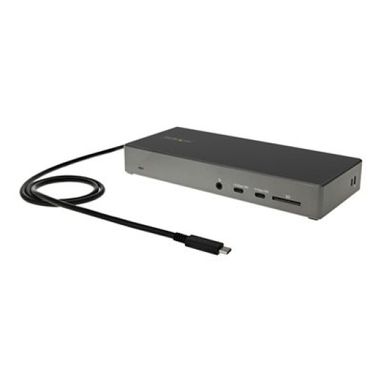 StarTech.com USB C Dock - Triple 4K Monitor USB Type-C Docking Station - 100W Power Delivery - DP 1.4 Alt Mode & DSC, 2x DisplayPort 1.4/HDMI 2.0 - 6xUSB (2x 10Gbps) - Windows/Chrome - Dokovací stanice - USB-C - 2 x DP, HDMI - 1GbE - 100 Watt