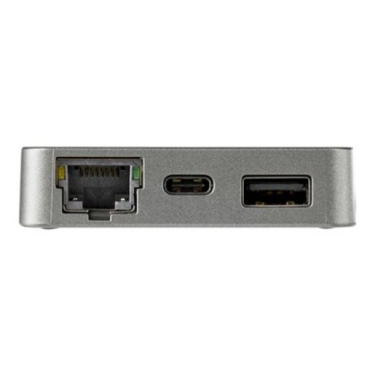 StarTech.com USB-C Multiport Adapter - USB 3.1 Gen 2 Type-C Mini Dock - USB-C to 4K HDMI or 1080p VGA Video - 10Gbps USB-A USB-C, GbE - Portable Travel Laptop Dock - Works w/Thunderbolt 3 (DKT31CHVL) - Dokovací stanice - USB-C - VGA, HDMI - 1GbE - kompatibilní s TAA
