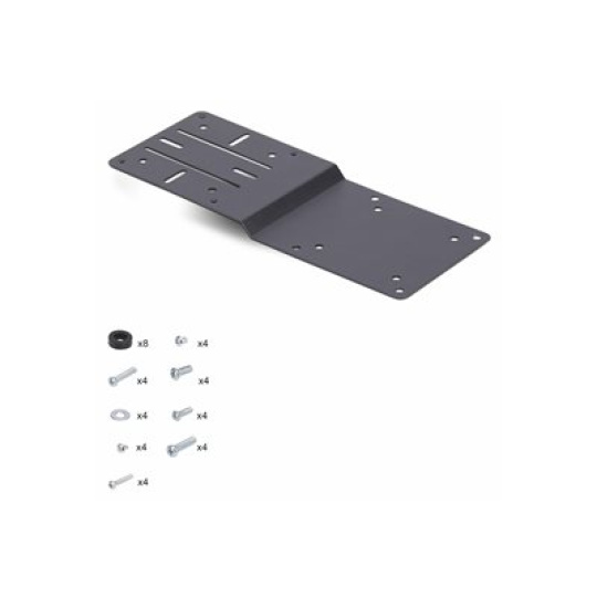 StarTech.com VESA Mounting Bracket for NUC/Thin Clients/Docking Stations - Upevnovací komponent (2 montážní držáky VESA) - pro tenký klient - ocel - cerná - monitor