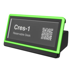 Crestron DSS-100 - Status indicator - desk scheduling - bezdrátový - 802.11b/g/n, Bluetooth 4.2 LE - 2.4 Ghz - texturovaná cerná